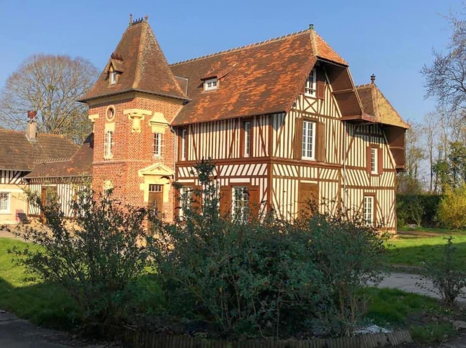 Вилла Manoir Normand Au Coeur D'Un Domaine Equestre Saint-Samson Экстерьер фото