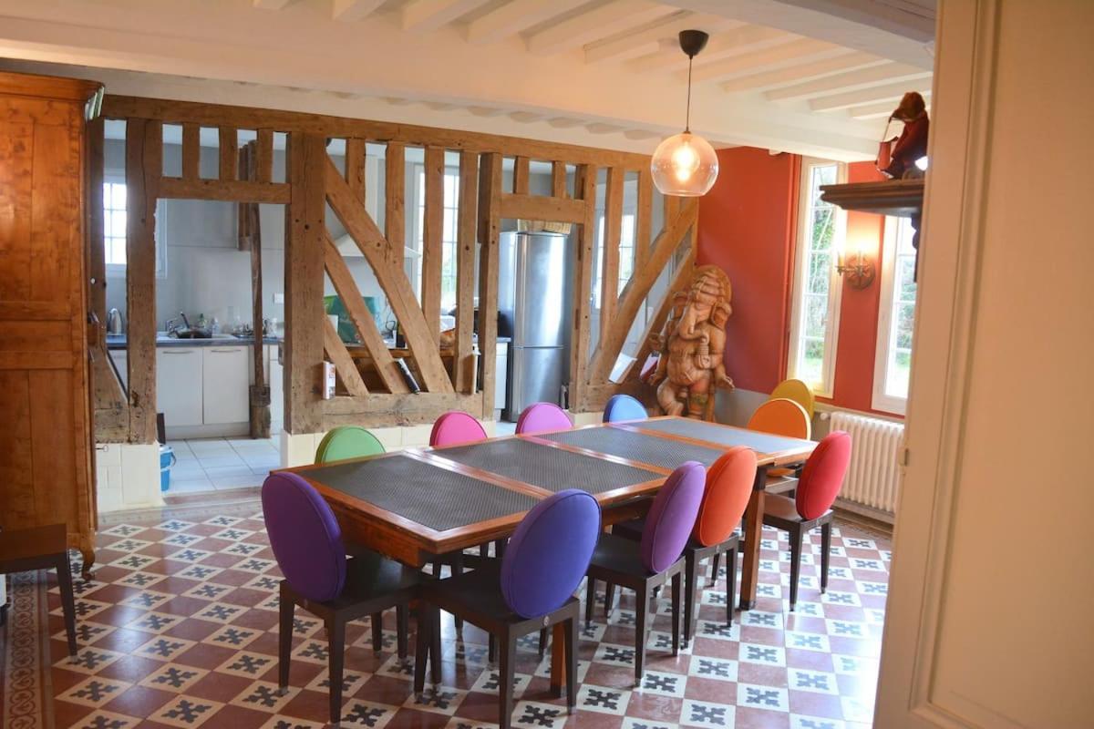 Вилла Manoir Normand Au Coeur D'Un Domaine Equestre Saint-Samson Экстерьер фото